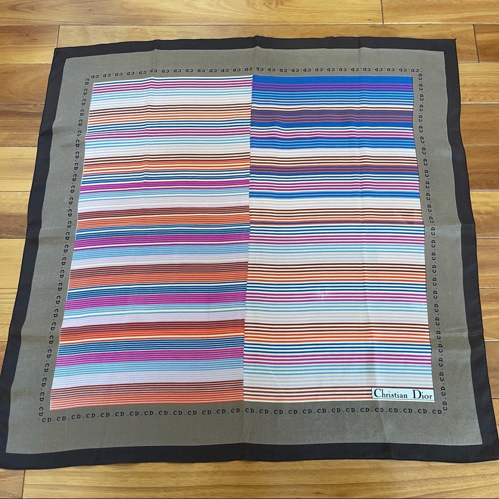 Christian Dior silk scarf